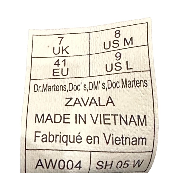 Doc Martens Zavala 8-Eyelet Combat Boots SIZE: 8 US M - Picture 4 of 8